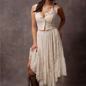 Joyfolie POESY SKIRT IN CREAM